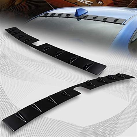 Buy EPARTS Glossy Black ABS Rear Roof Window Spoiler Wing Roof Top