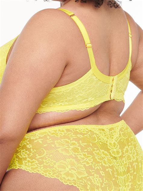 Floral Lace Push Up Bra In Yellow Savage X Fenty