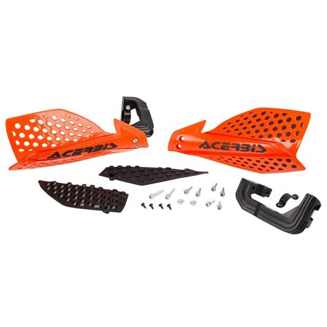 Acerbis Protège Mains X Ultimate Orange Noir Kit de Montage inclus