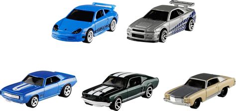 HOT WHEELS FAST AND FURIOUS 5 Pack Vehicles, GMG69 : Amazon.co.uk: Toys ...