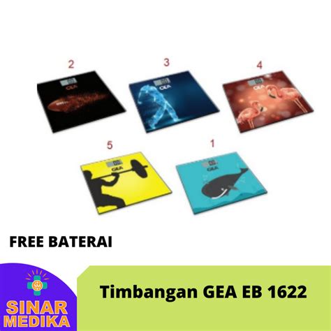 Jual TIMBANGAN BERAT BADAN DIGITAL GEA 9350 1622 ALAT UKUR BERAT