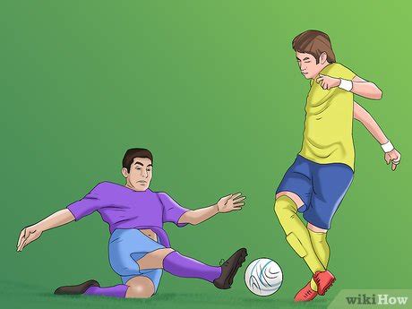 How To Slide Tackle In Football Soccer Steps With Pictures