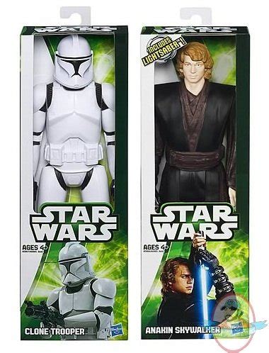 Star Wars 12-Inch Action Figures Wave 1 Set of 2 by Hasbro | Man of ...