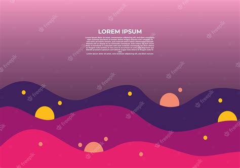 Premium Vector Abstract Colorful Wave Background With Round Shapes