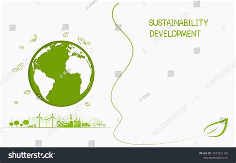 Template Background Layout Illustration Sustainability Development