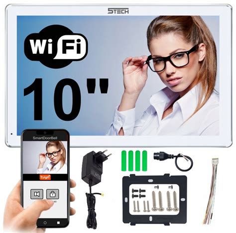 Cyfrowy Wideodomofon Wifi Tech Monitory Bi Por Wnaj Ceny