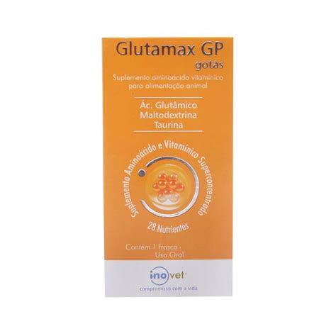 Glutamax Suplemento Cães e Gatos 10 mL Inovet Empório dos Animais