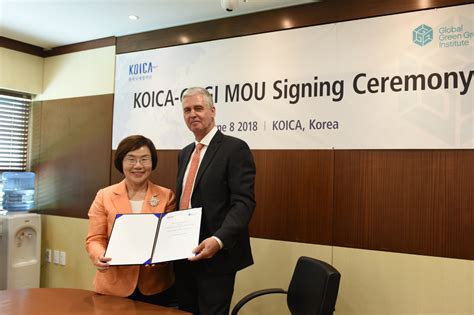 Gggi Signs An Mou With Koica To Accelerate Green Growth Options For