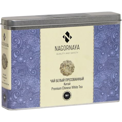 Чай белый NAGORNAYA Прессованный, китайский, 100 г - Ассорти Товаров