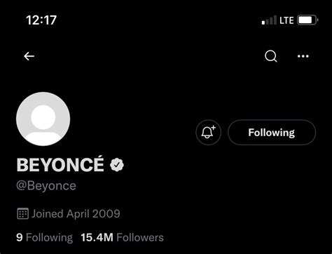 Beyoncé Related fan account on Twitter Beyoncé deleted all of her