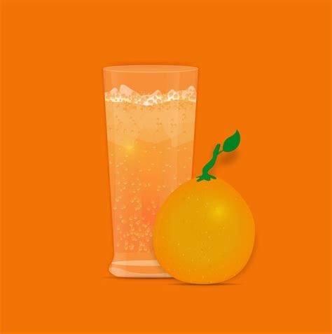 Suco De Laranja Fresco Frutas Em Vidro E Suco De Laranja Fresco