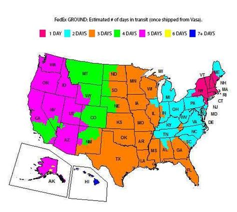 Fedex Zone Chart 2021 Bdaconsultant