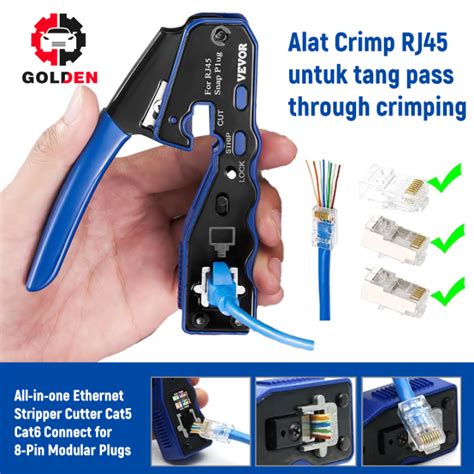 Alat Crimping Rj45 Alat Crimping Ethernet Pemotong Kawat Crimper Tang Crimping Krimping Tool