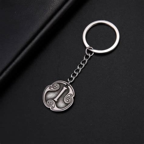 Porte Cl S Vikings Nordiques Runes En Acier Inoxydable Pendentif