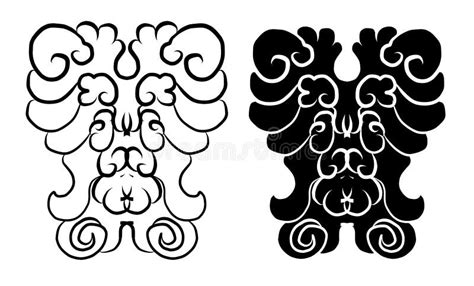 Vector Illustration For Tattoo Stylechinese Waves And Clouds Vector