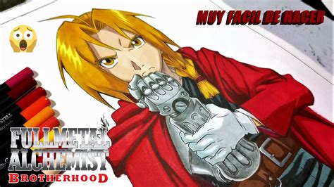 COMO DIBUJAR A EDWARD ELRIC FULLMETAL ALCHEMIST BROTHERHOOD YouTube