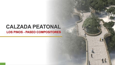 Comienza construcción de Calzada Peatonal que unirá 1era y 2da sección