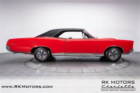 1967 Pontiac Gto Regimental Red Hardtop 400ci Ho V8 4 Speed Manual Classic Pontiac Gto 1967