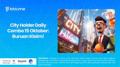 City Holder Daily Combo Oktober Buruan Klaim