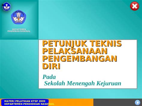 PPT PETUNJUK TEKNIS PELAKSANAAN PENGEMBANGAN DIRI DOKUMEN TIPS