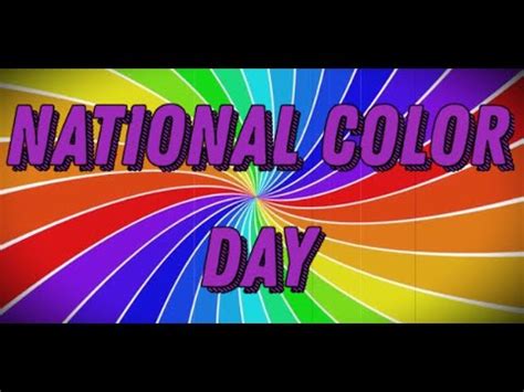 National Color Day October Activities And How To Celebrate