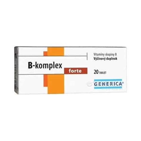 GENERICA B Komplex Forte 20 Tbl Etabletka