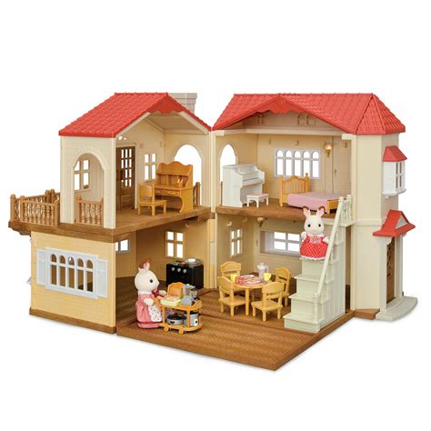 Calico Critters Red Roof Country Home T Set Ready To Play With 2