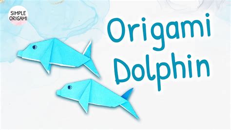 Origami Dolphin Easy How To Fold An Origami Dolphin Instructions