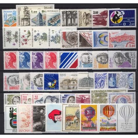 Briefmarken für Sammler Frankreich ganzes Jahr 1983 Briefmarken postfrisch