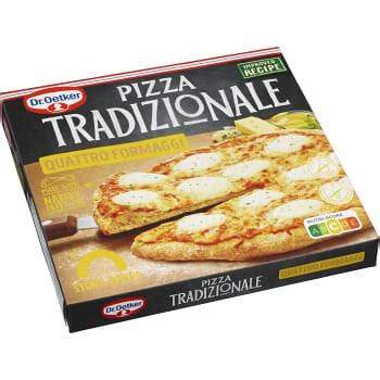 Pizza Tradizionale Quattro Formaggi Fryst 380g Dr Oetker Handla