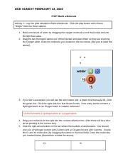 Understanding Molecular Structure PHET Build A Molecule Activity