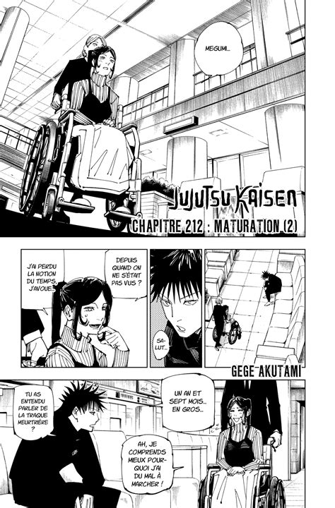 Scan Jujutsu Kaisen Chapitre 212 : Maturation (2) - Page 1 sur ScanVF.Net
