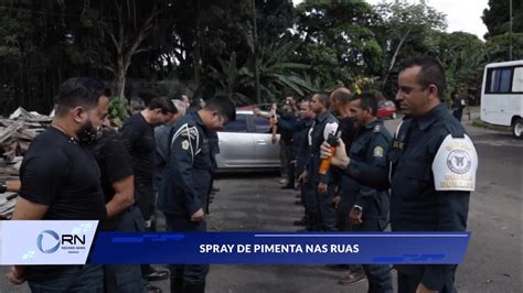 Guarda Municipal Recebe Treinamento Spray De Pimenta