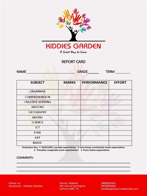 Report Card Template | PDF