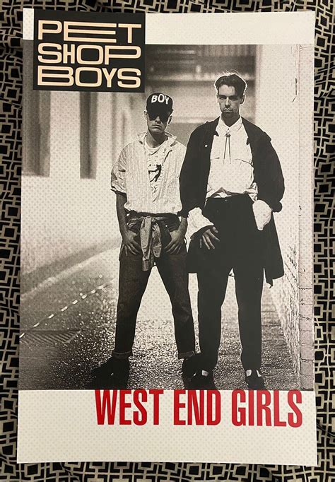 Pet Shop Boys West End Girls 11x17 Poster Print - Etsy