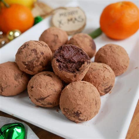 Truffes au chocolat sans beurre ni crème saveurhealthy