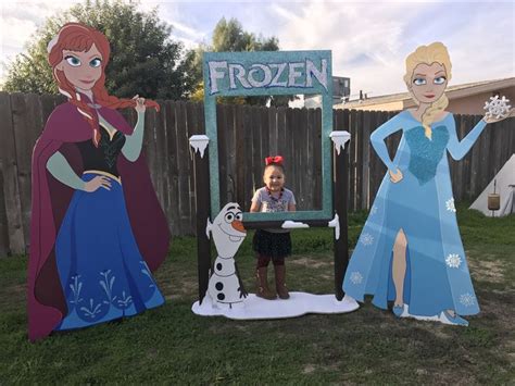 Frozen Photo Booth Prop Frozen Party Frozen Birthday Anna And Elsa