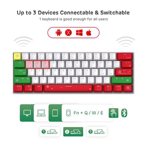 Rk Royal Kludge Rk Christmas Version Wireless Mechanical