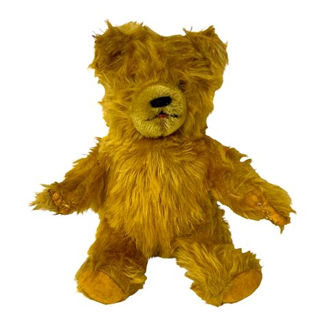 Antique Mohair Golden Mohair Teddy Bear 11 Inches Size Ebay