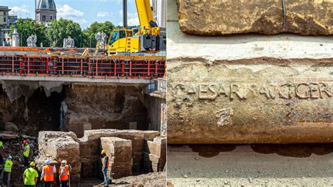 Un Altro Straordinario Ritrovamento Al Cantiere Di Piazza Pia Scoperto