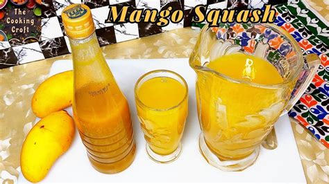 Mango Squash Recipe How To Make Mango Squash At Home Youtube