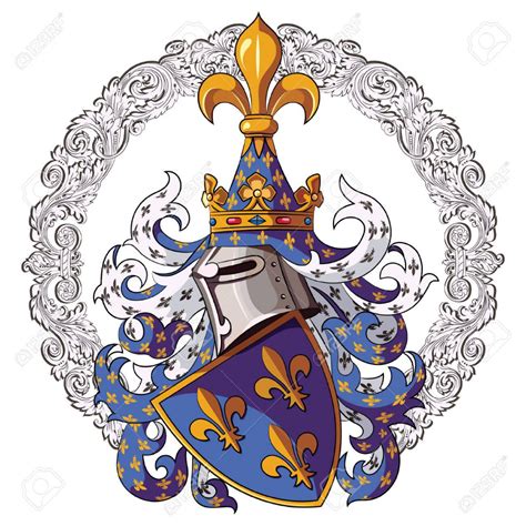 Knightly coat of arms. Medieval knight heraldry and Medieval knight ...