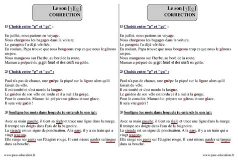 Son g Ce2 Exercices corrigés Pass Education