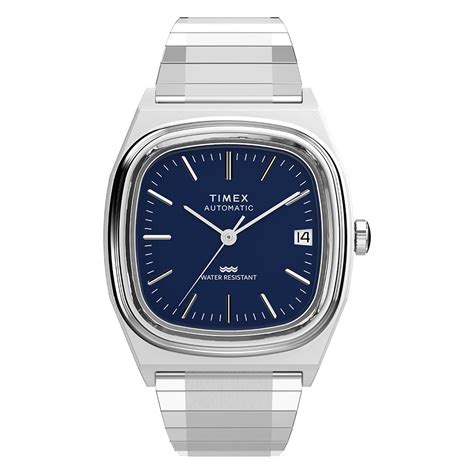 timex timex    reissue automatic mm stainless steel band