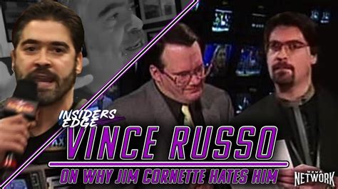 Vince Russo On Why Jim Cornette Hates Him Insiders Edge Podcast YouTube