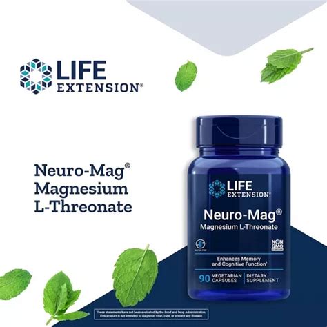 Comprar Life Extension L Treonato De Magnesio 90 Vegcaps Sfn Sabor Sin Sabor