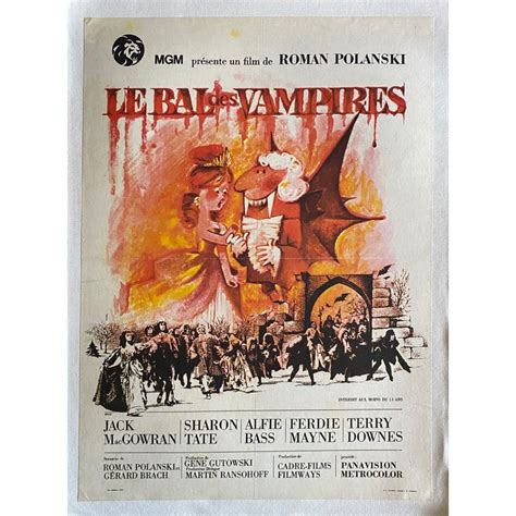 The Fearless Vampire Killers French Linen Movie Poster 15x21 In 1967