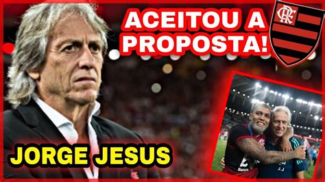 Jorge Jesus Diz Sim Ao Flamengo Youtube