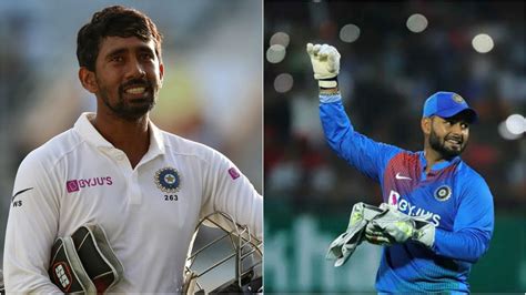 Wriddhiman Saha Explains Why Rishabh Pant Should Be First Choice Wicket