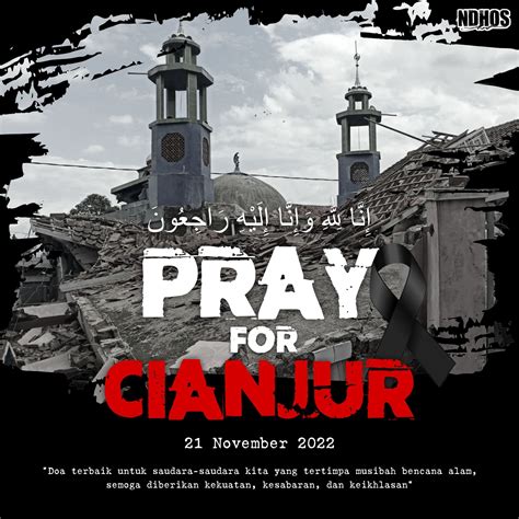 10 Poster Pray For Cianjur Ucapan Belasungkawa Untuk Korban Gempa